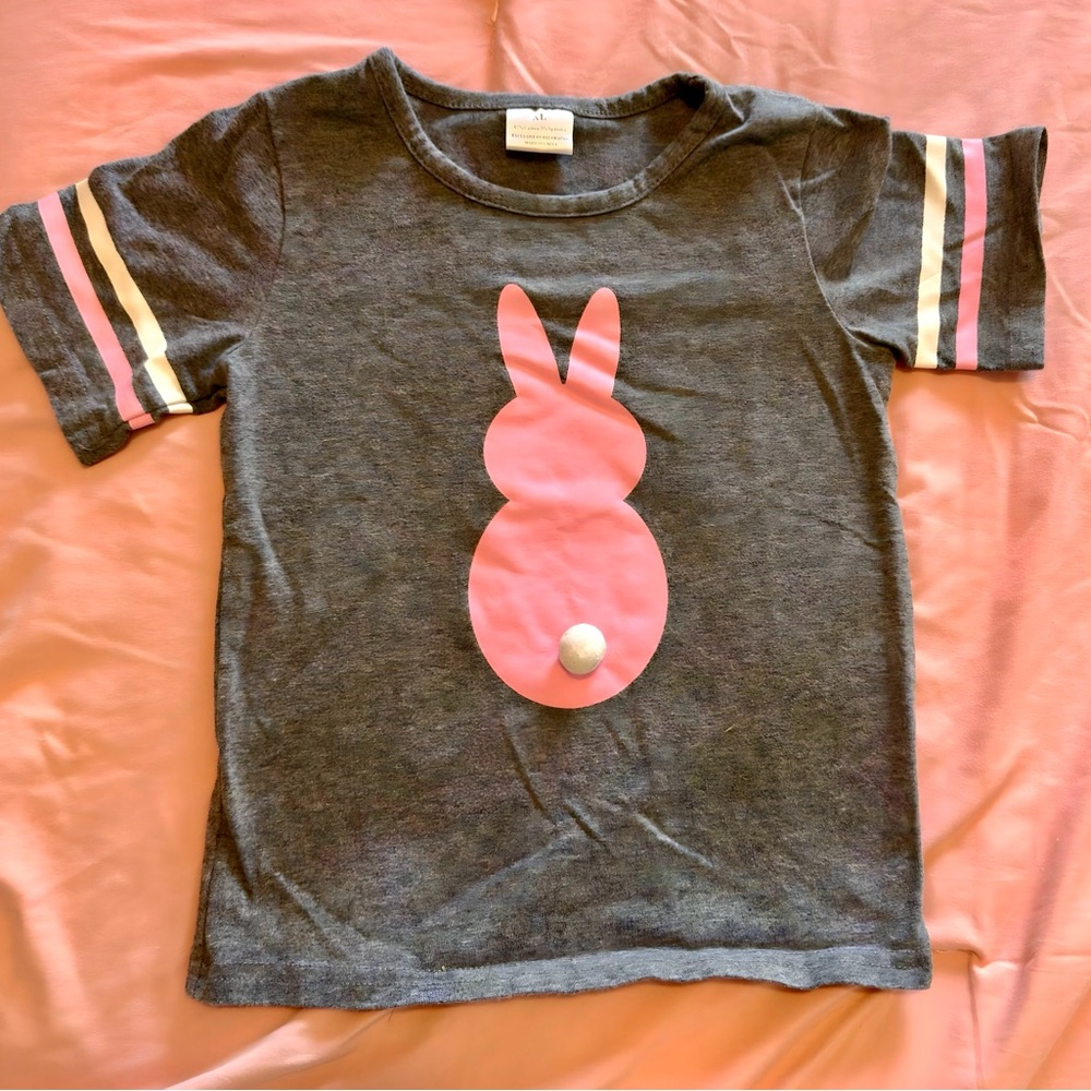 EUC Little Girls XL Bunny Shirt